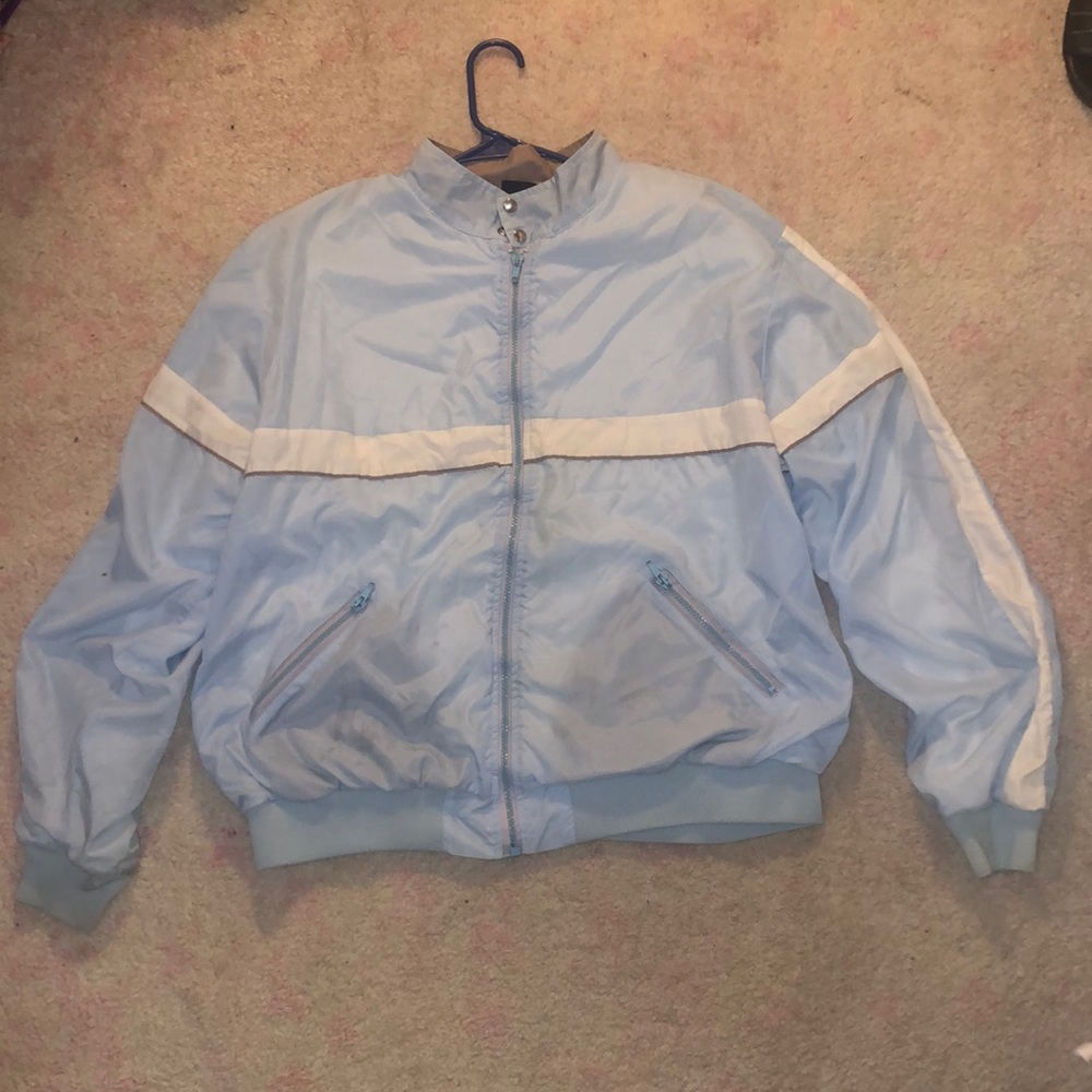 Jantzen 80’s style blue white brown